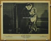 w774 THIEF movie lobby card '20 close up of Pearl White in trouble!