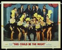 w777 THIS COULD BE THE NIGHT lobby card #7 '57 Ray Anthony and his orchestra & dancing beauties!