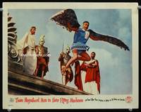 w782 THOSE MAGNIFICENT MEN IN THEIR FLYING MACHINES movie lobby card #2 '65 Red Skelton has wings!