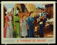 w792 THUNDER OF DRUMS movie lobby card #4 '61 recording star Duane Eddy plays guitar for girls!