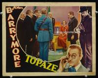 w804 TOPAZE movie lobby card '33 John Barrymore, Myrna Loy