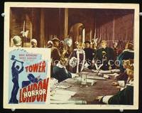 w807 TOWER OF LONDON movie lobby card #3 R48 Basil Rathbone, Boris Karloff