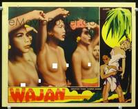 w828 WAJAN movie lobby card '33 sexy tropical nude Bali native women!