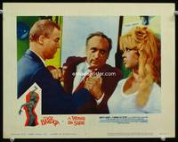 w848 WOMAN LIKE SATAN movie lobby card #2 '59 sexy close up Brigitte Bardot!