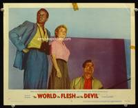 w850 WORLD, THE FLESH & THE DEVIL movie lobby card #6 '59 Harry Belafonte, Inger Stevens, Mel Ferrer