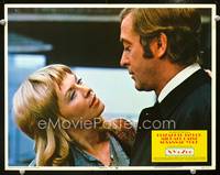 w852 X Y & ZEE movie lobby card #3 '71 Michael Caine & Susannah York close up!