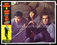 w853 YOU ONLY LIVE TWICE movie lobby card #8 '67 Sean Connery IS James Bond!