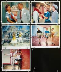 y390 GIVE A GIRL A BREAK 5 color 8x10 movie stills '53 Champions!