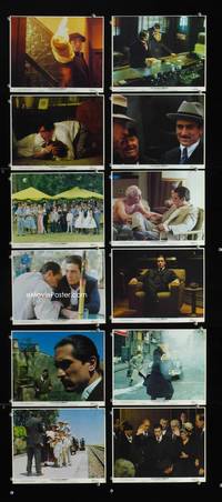 y060 GODFATHER PART II 12 color 8x10 movie stills '74 De Niro, Pacino
