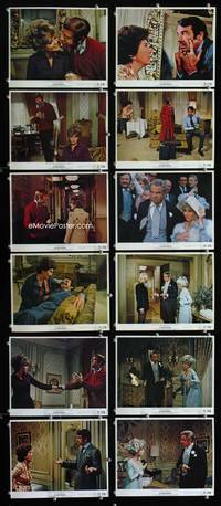 y064 PLAZA SUITE 12 color 8x10 movie stills '71 Matthau, Stapleton