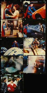 y083 SUPERMAN IV 9 color 8x10 movie stills '87 Christopher Reeve