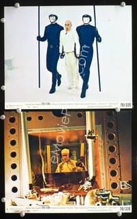 y592 THX 1138 2 color 8x10 movie stills '71 George Lucas, Duvall