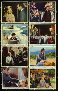 y007 FROM RUSSIA WITH LOVE 8 English Front of House movie lobby cards '64 Bond!