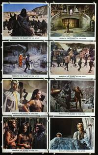 y003 BENEATH THE PLANET OF THE APES 8 English Front of House movie lobby cards '70