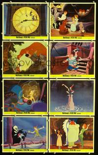 y013 PETER PAN 8 English Front of House movie lobby cards R60s Disney classic!