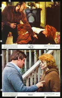 y569 MAGIC 2 color 8x10 movie stills '78 young Anthony Hopkins!