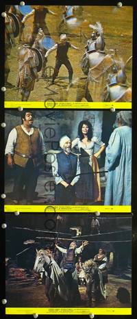 y516 MAN OF LA MANCHA 3 color 8x10 movie stills '72 O'Toole, Loren