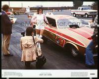 z454 HEART LIKE A WHEEL color 11x14 still #4 '83 Bonnie Bedelia as Shirley Muldowney by race car!