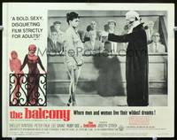 z370 BALCONY movie lobby card #4 '63 Ruby Dee in Jean Genet's play!