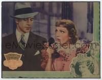 z376 BLUEBEARD'S EIGHTH WIFE other company movie lobby card '38 Claudette Colbert & Gary Cooper c/u!