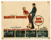 z053 BUS STOP title movie lobby card '56 sexy Marilyn Monroe, Don Murray