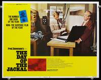 z400 DAY OF THE JACKAL movie lobby card #5 '73 Edward Fox, Cyril cusack