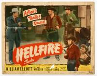 z132 HELLFIRE title movie lobby card '49 cowboy Wild Bill Elliot, Marie Windsor