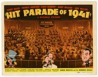 z136 HIT PARADE OF 1941 title movie lobby card '40 Frances Langford, Hugh Herbert, Ann Miller