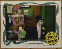 z475 HOT NEWS movie lobby card '28 pretty Bebe Daniels in colorful outfit!