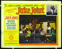 z495 JUKE JOINT movie lobby card '47 the joint is jumpin' and everybody's happy & high!