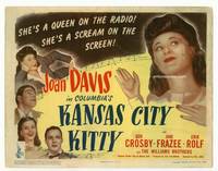 z158 KANSAS CITY KITTY title movie lobby card '44 Joan Davis, Bob Crosby, Jane Frazee