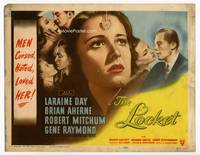z182 LOCKET title movie lobby card '46 Laraine Day, Robert Mitchum, Brian Aherne, Gene Raymond