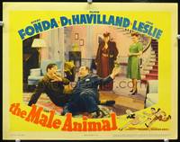 z522 MALE ANIMAL movie lobby card '42 Olivia de Havilland, Jack Carson, Eugene Pallette