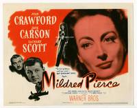 z206 MILDRED PIERCE title card '45 Michael Curtiz, Joan Crawford is the kind of woman most men want!