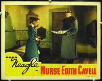z590 NURSE EDITH CAVELL movie lobby card '39 Anna Neagle & George Sanders 2-shot!