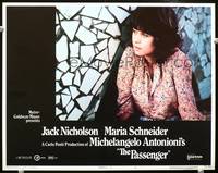 z614 PASSENGER movie lobby card #7 '75 Antonioni, Maria Schneider close up!