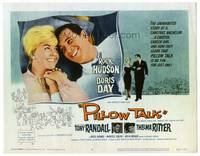 z224 PILLOW TALK title movie lobby card '59 Rock Hudson loves Doris Day!
