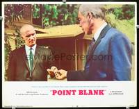 z627 POINT BLANK movie lobby card #7 '67 Lee Marvin & Keenan Wynn 2-shot!