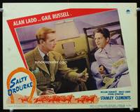 z666 SALTY O'ROURKE movie lobby card #4 '45 Alan Ladd & Stanley Clements 2-shot!