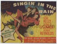 z266 SINGIN' IN THE RAIN TC '52 Gene Kelly, Donald O'Connor, Debbie Reynolds, classic musical!