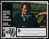 z769 TWO-LANE BLACKTOP movie lobby card #8 '71 Warren Oates close up!