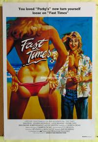 a025 FAST TIMES AT RIDGEMONT HIGH Aust one-sheet movie poster '82 best art!