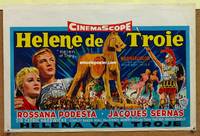 a003 HELEN OF TROY Belgian movie poster '56 Rossana Podesta, Wise