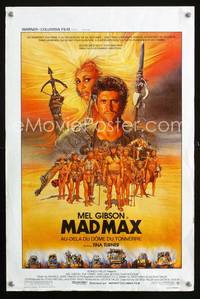 a005 MAD MAX BEYOND THUNDERDOME Belgian movie poster '85 Amsel art!