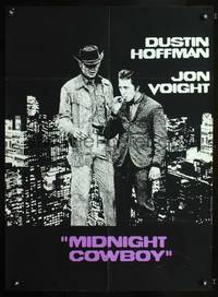 a075 MIDNIGHT COWBOY Danish movie poster '69 Dustin Hoffman, Voight