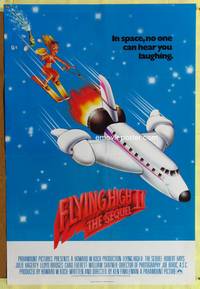 a051 AIRPLANE 2 English one-sheet movie poster '82 wacky sexy image!