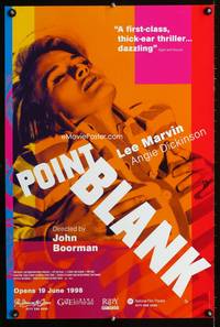 a047 POINT BLANK English double crown movie poster R98 Angie Dickinson