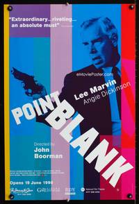 a048 POINT BLANK English double crown movie poster R98 Lee Marvin
