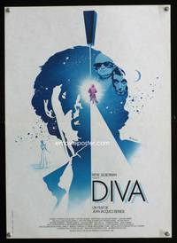 a522 DIVA French 15x21 movie poster '82 Jean-Jacques Beineix, Ferracci