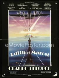 a528 EDITH & MARCEL French 15x21 movie poster '83 Lelouch, Ferracci